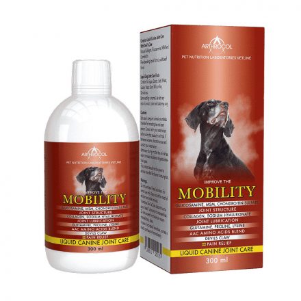 Arthrocol Mobility Komplex ízületvédő tápkiegészítő kutyáknak 300 ml