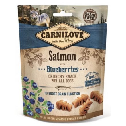 Carnilove Dog Crunchy Snack Salmon & Blueberries- Lazac hússal és áfonyával 200g