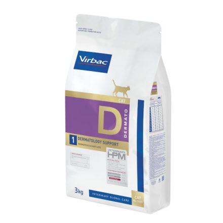 Virbac HPM DIET CAT Dermatology Support 3 kg