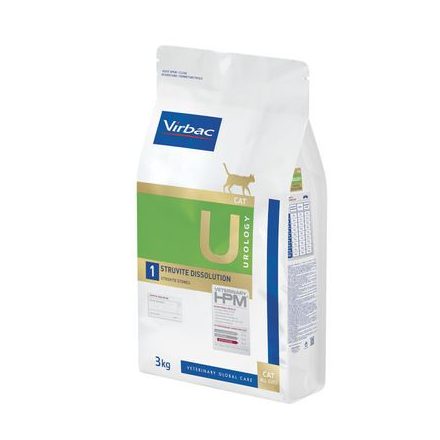 Virbac HPM DIET CAT Urology 1 Struvite Dissolution 1,5 kg