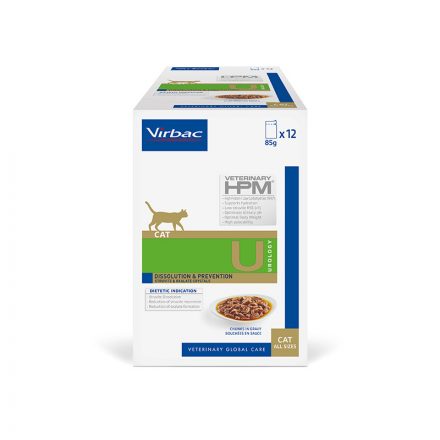 Virbac HPM DIET CAT Urology 2 Dissolution & Prevention 12x85 g