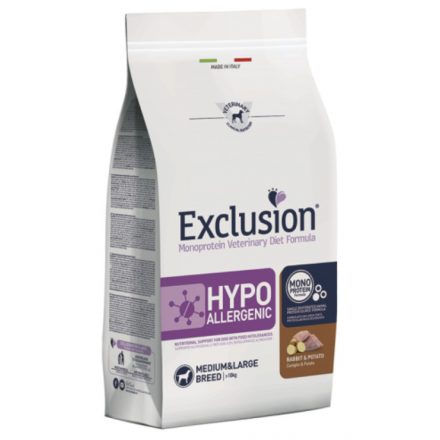 Exclusion Canine Hypoallergenic Rabbit & Potato Medium & Large Breed 2kg