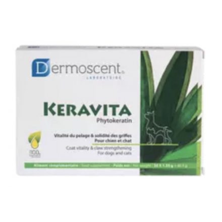 Dermoscent Keravita® bőrápoló tabletta kutyák és macskák részére 30x