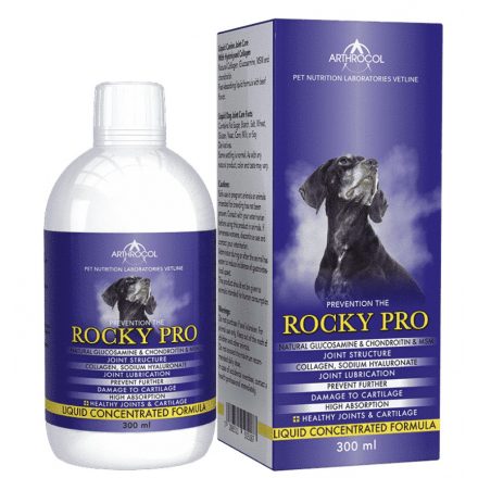 Rocky Pro, kollagénnel dúsított ízületvédő kutyáknak 300 ml