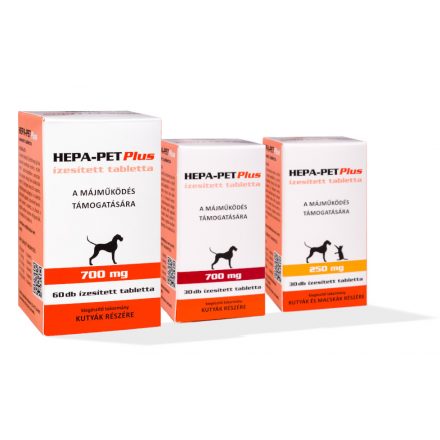 HEPA-PET Plus ízesített tabletta 250 mg 30 db