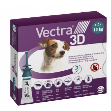 Vectra 3D 4 és 10 kg közötti kutyáknak 1 pipetta